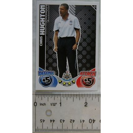 2010/11 Topps Match Attax Trading Card 457 Chris Hughton, Newcastle United