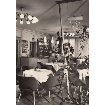 FDGB Erholungsheim Franz Kirsch Diensdorf AM Scharmutzelsee Restaurant Postcard