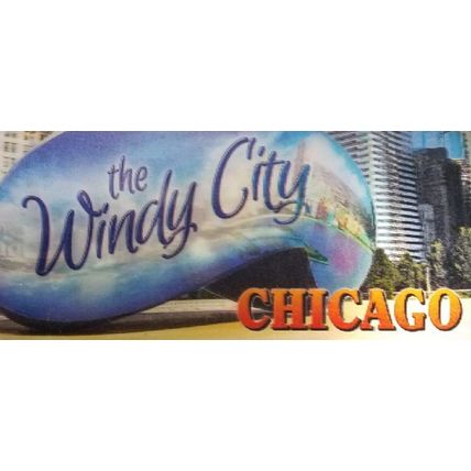 The Windy City Chicago 3D Fridge Magnet