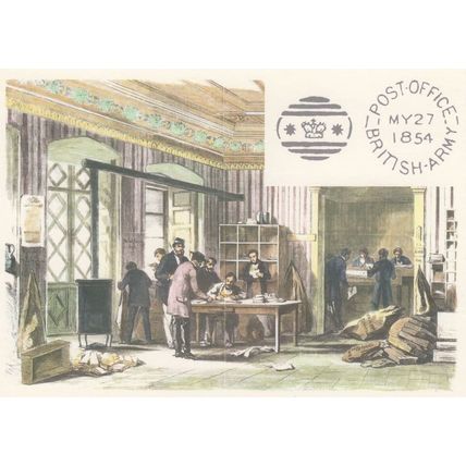 British Army in Crimean War First Day Cover Military Postcard