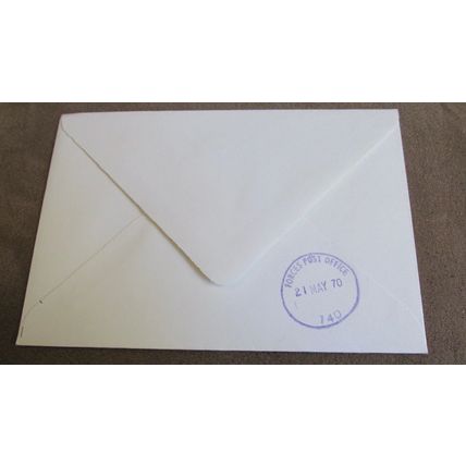 Flown 1970 GB Cover -RAF / Royal Air Force Marham - Malaysia Exercise