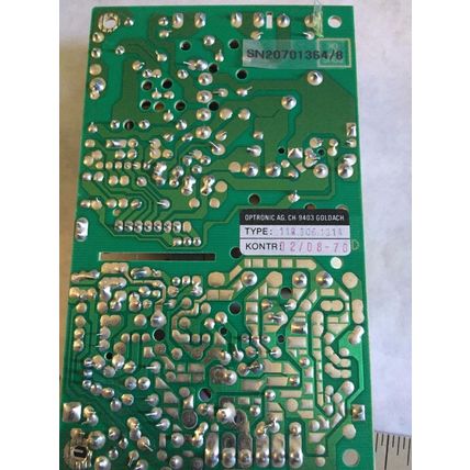 NEW OPTRONIC 118 306 131A,KONTR 02/08-70,POWER SUPPLY,AG. CH 9403 GOLDACH,BM
