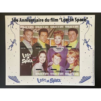 Guinée 2008 Mi. 6345 - 6351 surchargé Lost in Space Espace Film Movie Raumfahrt