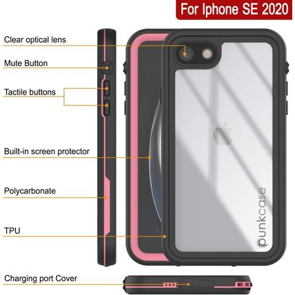 Punkcase SE 2020 Waterproof Case [Rapture Series]-PINK-NEW-SEALED-FAST SHIPPING
