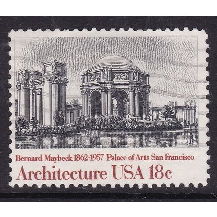 United States 1981 Palace of Arts San Francisco 18c Fine Used SG 1904 VGC