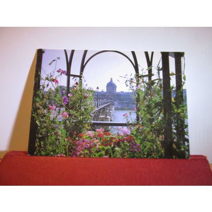 PONT DES ARTS, PARIS FRANCE used postcard 2002 pm =