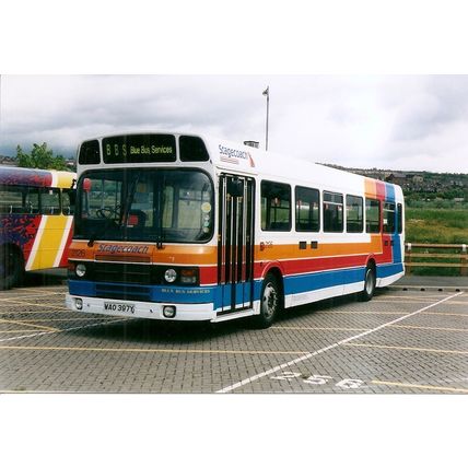 Colour Photograph of Stagecoach Blue Bus Services Ltd. - WAO 397Y ex. Cumberland
