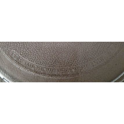 Microwave Glass Turntable Plate : 245mm : Smooth (no lugs)