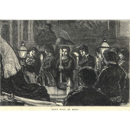 ROME - THE CHURCH OF ST. MARIA MAGGIORE 1872 VICTORIAN ENGRAVINGS