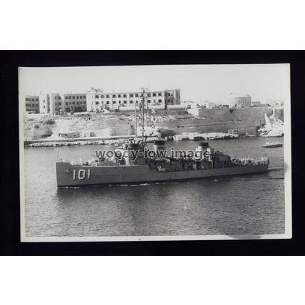 WL7487 - USA Navy Warship - USS Herald 101 in 1954 - Wright & Logan photograph