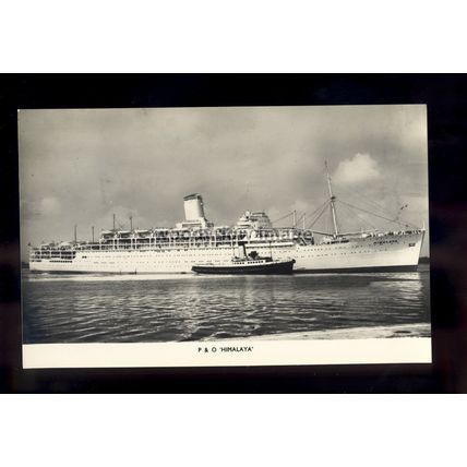 LS1612 - P&O Liner - Himalaya - plain back postcard