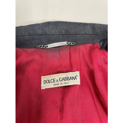 Dolce & Gabbana Dress Coat Pin Stripes Wool Suit Coat Ladies Designer Make Offer