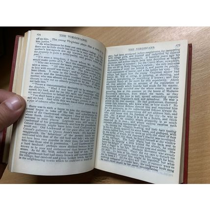 c1910s W M THACKERAY "THE VIRGINIANS" FICTION ILLUSTRATED ANTIQUE BOOK (P3)