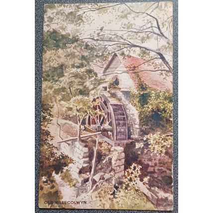 Antique Postcard Old Hill, Colwyn, Wales Posted 1908