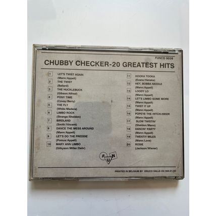 CHUBBY CHECKER - 20 GREATEST HITS (UK AUDIO CD)
