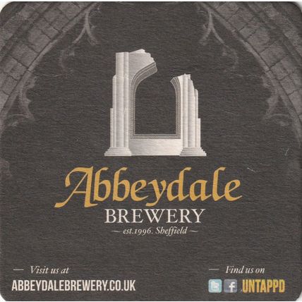 BEER MAT - ABBEYDALE BREWERY - MOONSHINE - (Cat No 016) - (2014)