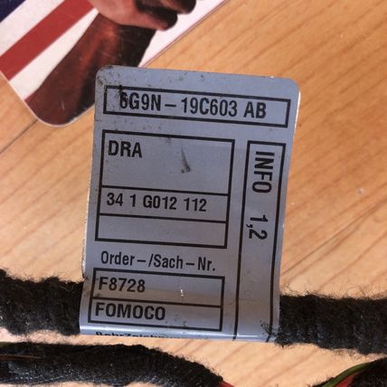 Land Range Rover EVOQUE LR2 HVAC Blend Door Wiring Harness OEM 6G9N19C603AB