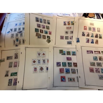 ICOLLECTZONE BOX LOTS & COLLECTIION Spain Scott Album (LG022)