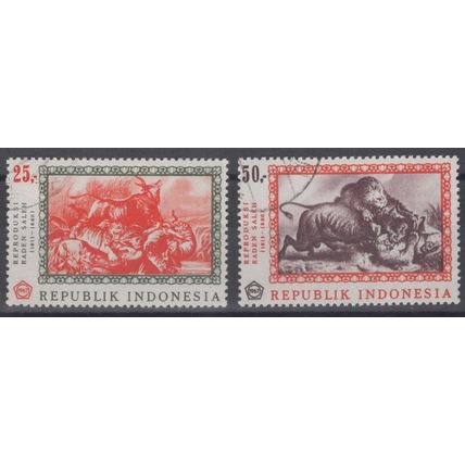 ZAYIX Indonesia 730-731 CTO Indonesian Painter Artist Raden Saleh 070122S77