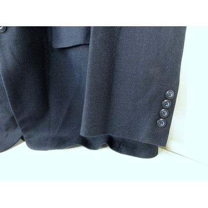 Stafford Essentials Suit Blazer Blue Soft Sport Jacket Coat Size 42L