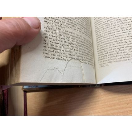 1802 The Genuine Works Of Flavius Josephus Volume 3 223 Year Old Book (P5)