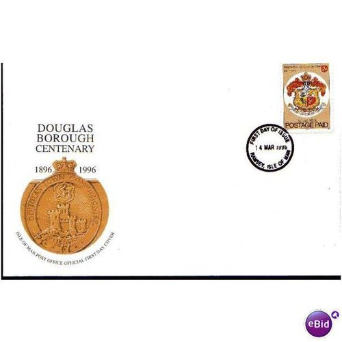 1996 ' CENT OF DOUGLAS BOROUGH ' FDC ( EBID300 )
