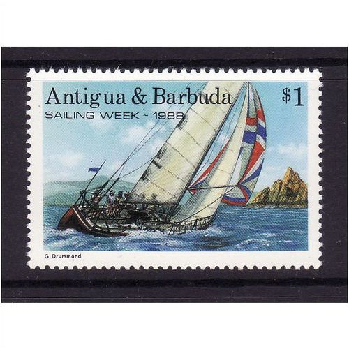Antigua and Barbuda 1988 $1 British Yachts Under Way Sg 1068 u/m mint