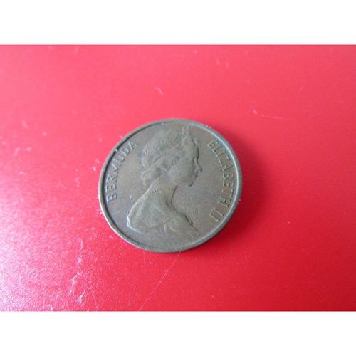 1970 QUEEN ELIZABETH II BERMUDA ONE CENT FREE POST. T