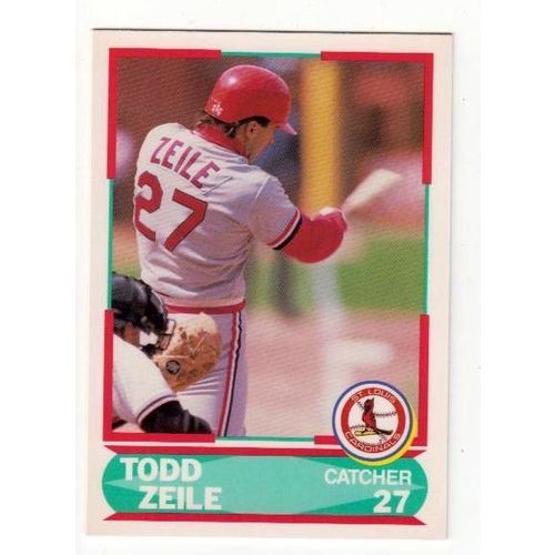 1990 Score Young Superstars Todd Zeile RC rookie card #1 – Cardinals