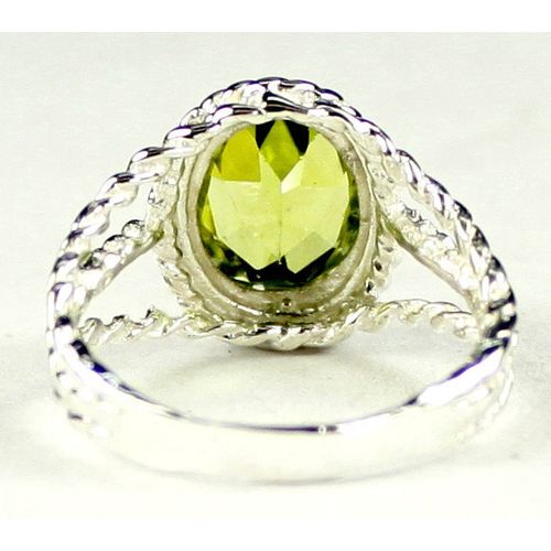 Peridot, 925 Sterling Silver Ladies Ring, SR070