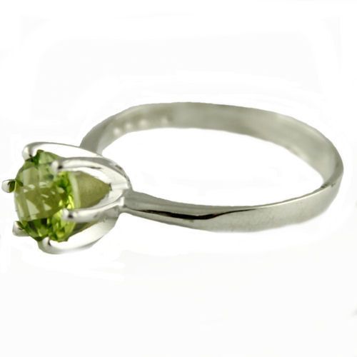 Peridot, 925 Sterling Silver Ladies Ring, SR311