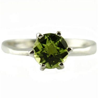 Peridot, 925 Sterling Silver Ladies Ring, SR311