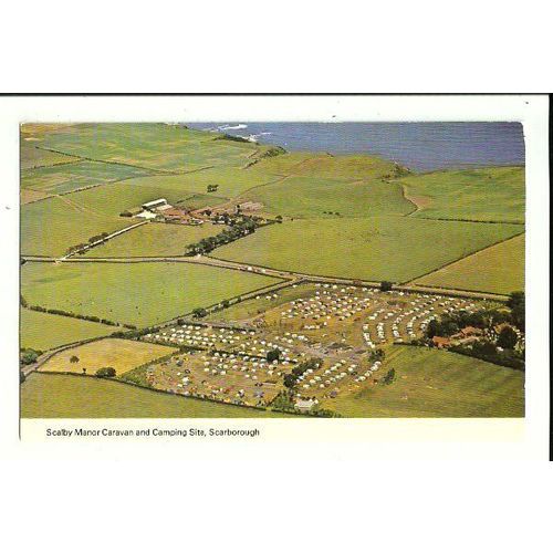 Yorkshire SCARBOROUGH Scalby Caravan Site Postcard by Dennis