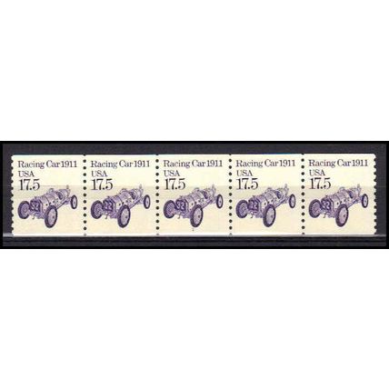 2262 17.5c Race Car Fine MNH Dry Gum PNC 1/5 X0991