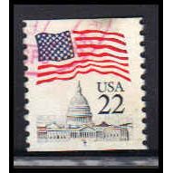 Used 2115c 22c U.S. Flag Fine PA5801
