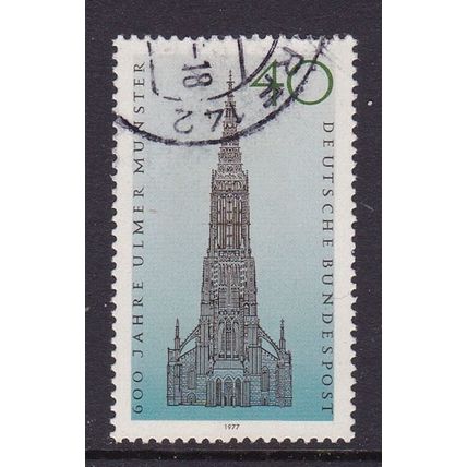 GERMANY 1977 600th ANNIV ULM CATHEDERAL USED SG1827 #1