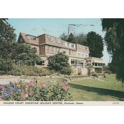 Haldon Court Christian Holiday Camp Centre Exmouth Devon Postcard