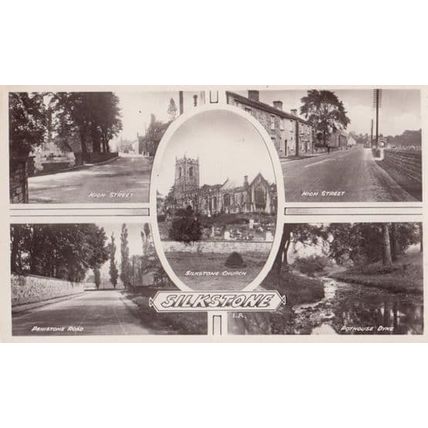 Silkstone Yorkshire Church High Street Pothouse Dyne Vintage Postcard