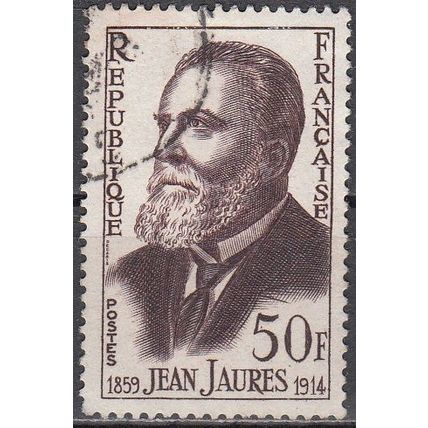 France 1959 Michel 1261 O Cote (2008) 0.50 € Jean Jaures Cachet rond