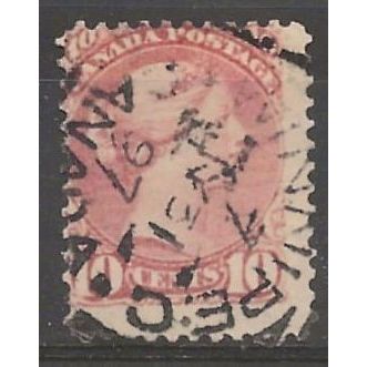 Canada 1894 SG111 10c Brownish-Red Fine Used..