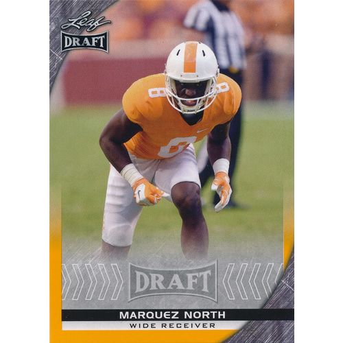 2016 Leaf Draft Football Gold Parallel 63 Marquez North