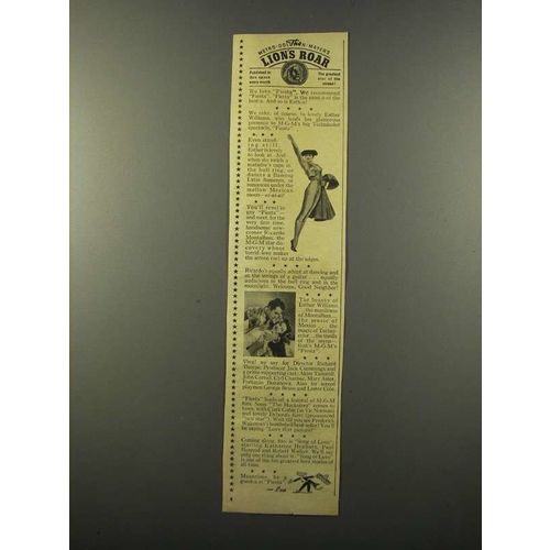 1947 MGM Fiesta Movie Ad - Ricardo Montalban