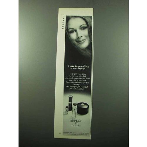 1969 Lanvin Aperge Perfume Ad - Something About