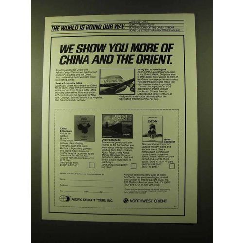 1984 Northwest Orient Airlines Ad - More of China