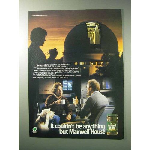 1986 Maxwell House Decaffeinated Coffee Ad!