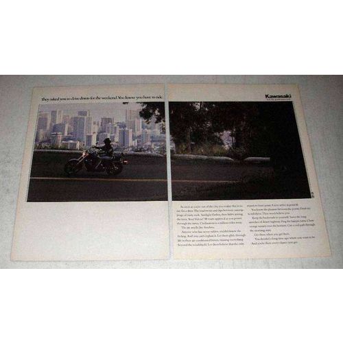 1992 Kawasaki Vulcan 88 Motorcycle Ad - Have to Ride