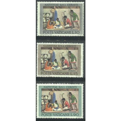 Vatican City 1962 - SG397/99 - Christmas set - MNH