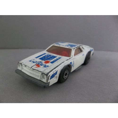 Matchbox Superfast 1980 Chevy Pro Stocker White Lightning Diecast Racecar