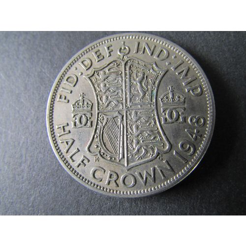 1948 GEORGE VI HALF CROWN FREE POST. AAJ