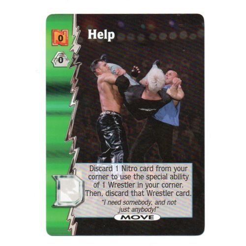 Wrestling 2000 Wizards of the Coast WCW Nitro / Move-0 Help